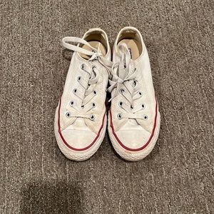 Converse kids shoes size 13.5. White